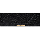Metallic Black Abstract Luxury Brocade