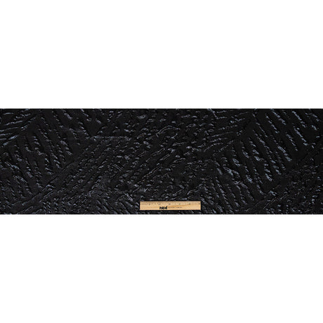 Metallic Black Abstract Luxury Brocade