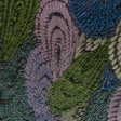 Metallic Diode Blue, Tortuga Bay and Dynasty Pink Peacock Feather Luxury Brocade