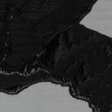 Metallic Black Abstract Burnout Luxury Brocade