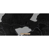 Metallic Black Abstract Burnout Luxury Brocade