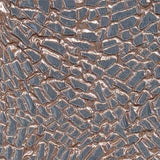 Metallic Rose Gold and Gunmetal Abstract Luxury Brocade