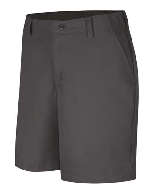 Women's Plain Front Shorts, 8 Inch Inseam