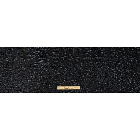 Metallic Black Abstract Luxury Brocade