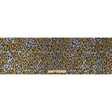 Metallic Black, Gold and Silver Leopard Patterned Luxury Brocade