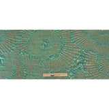 Metallic Iridescent Turquoise, Yellow and Pink Abstract Luxury Brocade