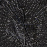 Metallic Black Abstract Luxury Brocade