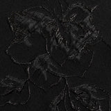 Metallic Black Floral Luxury Brocade