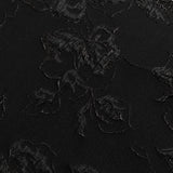 Metallic Black Floral Luxury Brocade
