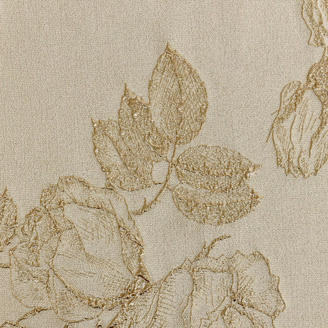 Metallic Gold Floral Luxury Brocade