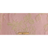 Metallic Gold and Pink Floral Luxury Brocade
