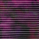 Accordion Pleated Organdy - Vivid Viola and Black Abstract