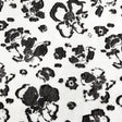 White and Black Floral Luxury Brocade