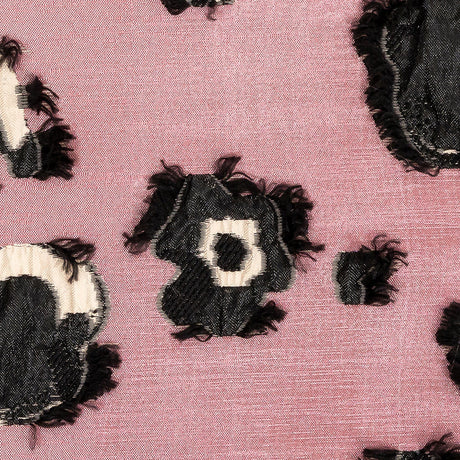 Pink and Beige Floral Luxury Brocade