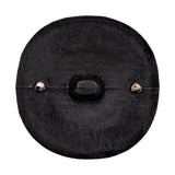 Italian Black and Gunmetal 2-Piece Plastic Button - 50L/32mm