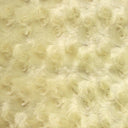 1 Yard Rosebud Minky Fabric 100% Polyester Plush Textured Soft Material for Blankets 60 Inch Width
