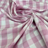 1 Yard 100% Polyester Checkered Gingham Fabric 60 Inch Width for Sewing Projects