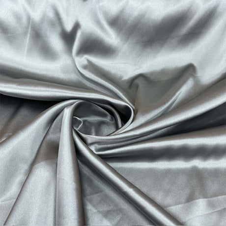 1 Yard Premium 250 GSM Bridal Stretch Satin Fabric Glossy Soft Material for Gowns 60 Inch Width 100% Polyester