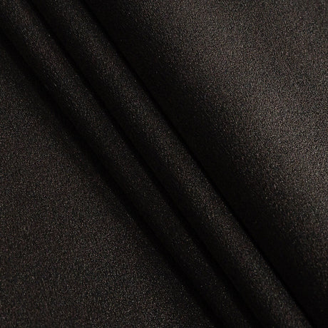 Lux Polyester Crepe Back Satin - Black - Isla Collection