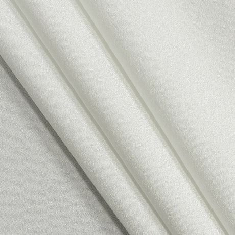 Lux Polyester Crepe Back Satin - White - Isla Collection