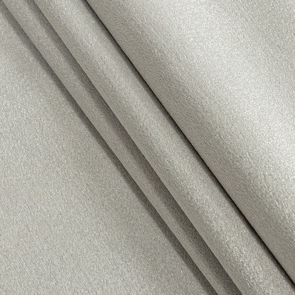Lux Polyester Crepe Back Satin - Gray - Isla Collection
