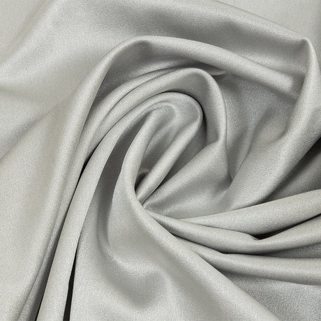 Lux Polyester Crepe Back Satin - Gray - Isla Collection