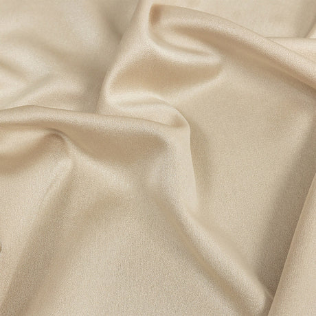 Lux Polyester Crepe Back Satin - Light Beige - Isla Collection