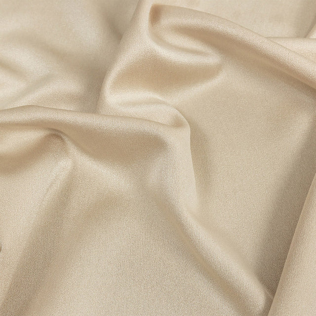 Lux Polyester Crepe Back Satin - Light Beige - Isla Collection
