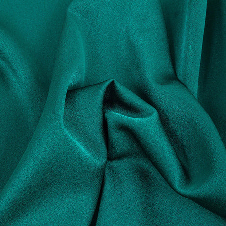 Lux Polyester Crepe Back Satin - Emerald - Isla Collection