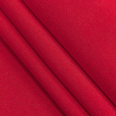 Lux Polyester Crepe Back Satin - Red - Isla Collection
