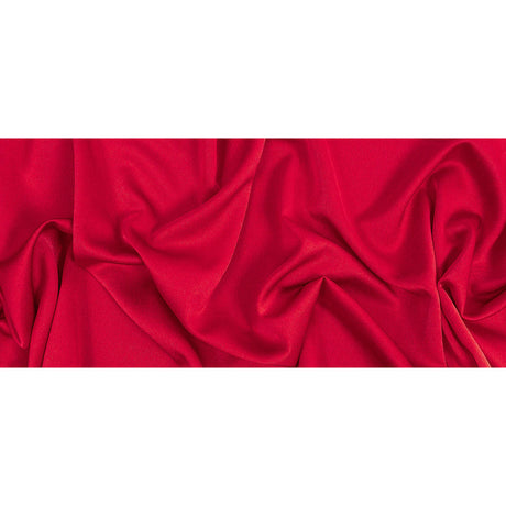 Lux Polyester Crepe Back Satin - Red - Isla Collection