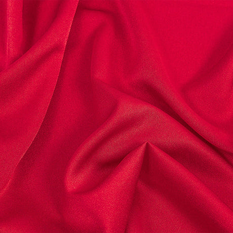 Lux Polyester Crepe Back Satin - Red - Isla Collection