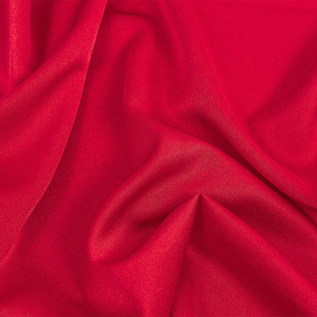 Lux Polyester Crepe Back Satin - Red - Isla Collection