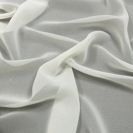 Lux Multi-Twist Polyester Chiffon - Cannoli Cream - Esma Collection
