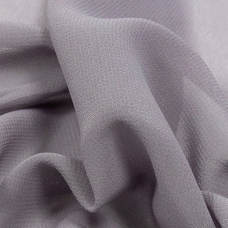 Lux Multi-Twist Polyester Chiffon - Gray - Esma Collection