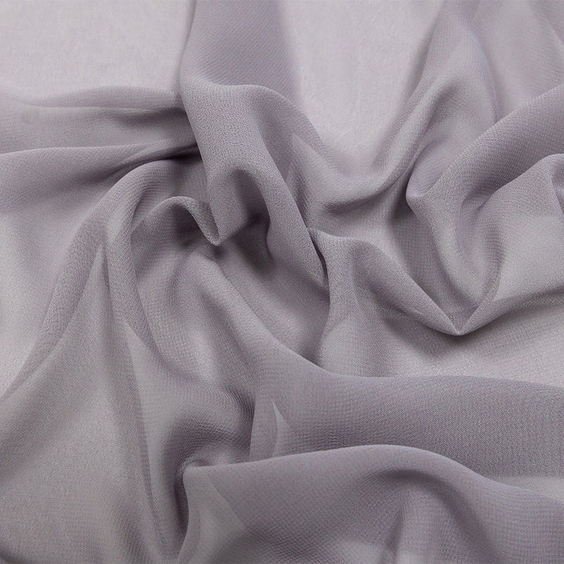 Lux Multi-Twist Polyester Chiffon - Gray - Esma Collection