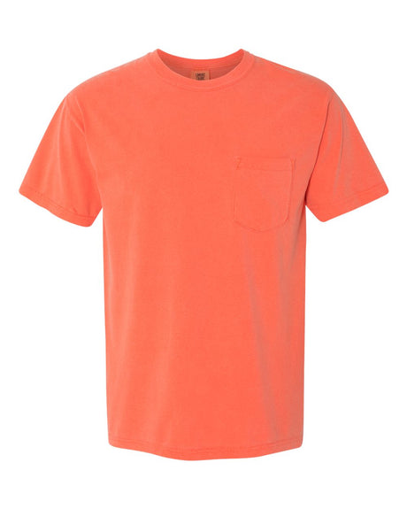 Comfort Colors® Garment-Dyed Heavyweight Pocket Crewneck Short Sleeve T-Shirt