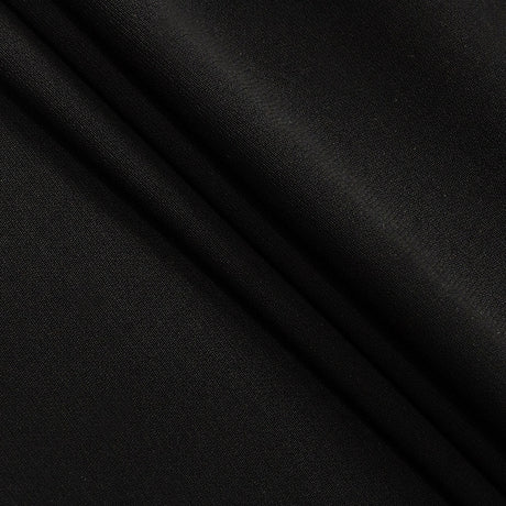 Polyester 4-Ply Crepe - Black - Suzie Collection
