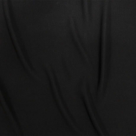 Polyester 4-Ply Crepe - Black - Suzie Collection