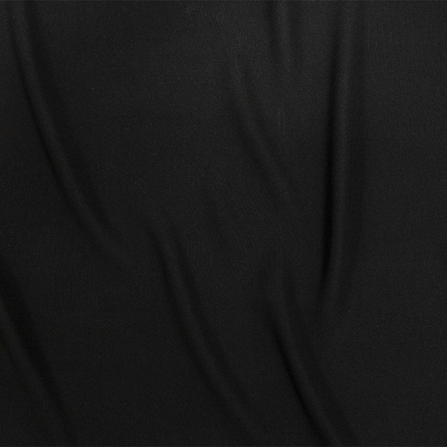 Polyester 4-Ply Crepe - Black - Suzie Collection