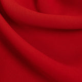 Polyester 4-Ply Crepe - Red - Suzie Collection
