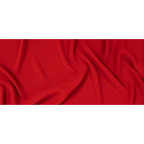 Polyester 4-Ply Crepe - Red - Suzie Collection
