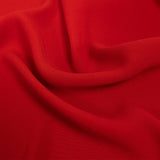 Polyester 4-Ply Crepe - Red - Suzie Collection