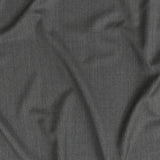 Super 120 Light Heathered Gray Gabardine Wool Suiting