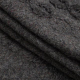 Pavement Chunky Knit with Plum Accents