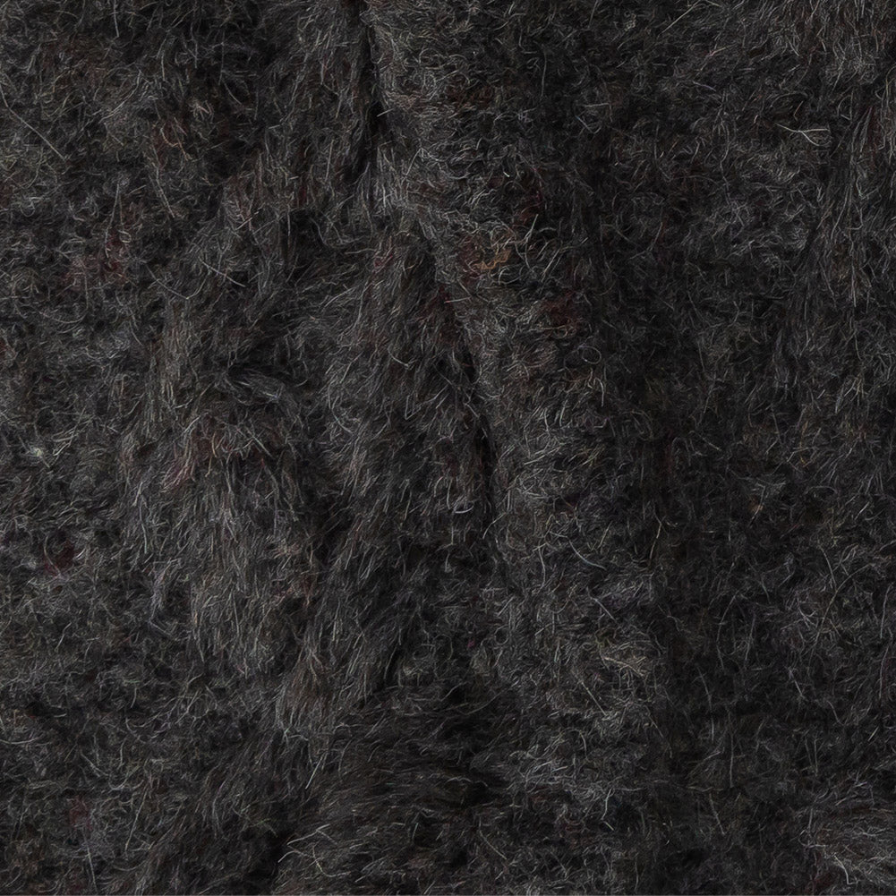 Pavement Chunky Knit with Plum Accents