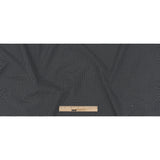 Italian Black and White Geometric Silk and Cotton Voile