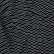 Italian Black and White Geometric Silk and Cotton Voile