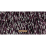 Elderberry and White Striated Novelty Chunky Knit