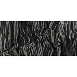 Steel and White Striated Novelty Chunky Knit